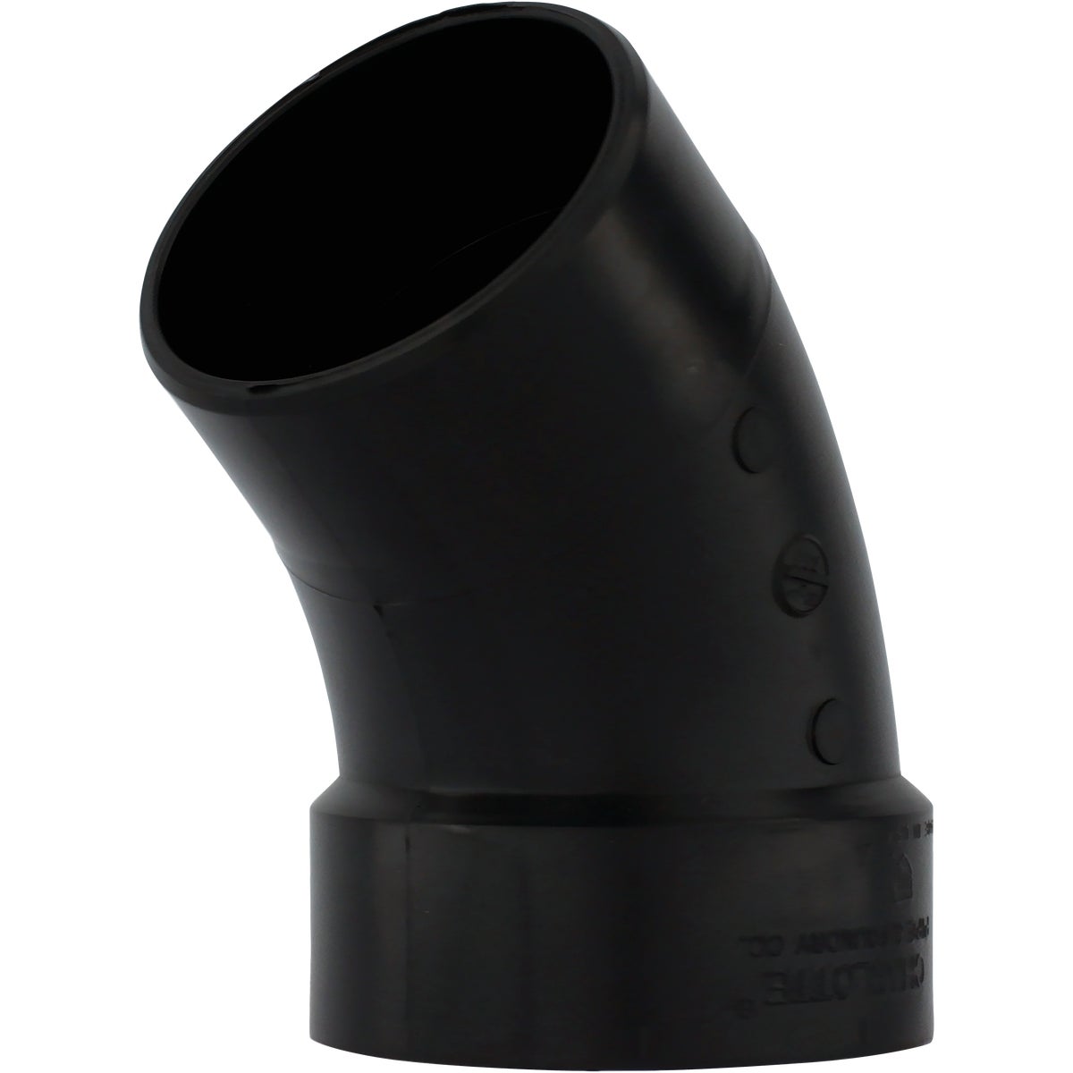 4" 45D ABS STREET ELBOW