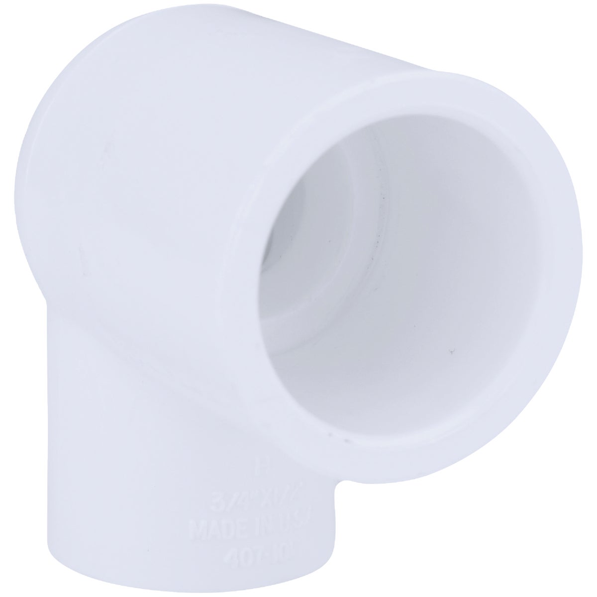 Charlotte Pipe 3/4 In. x 1/2 In. Schedule 40 Solvent x Threaded PVC Elbow 417962