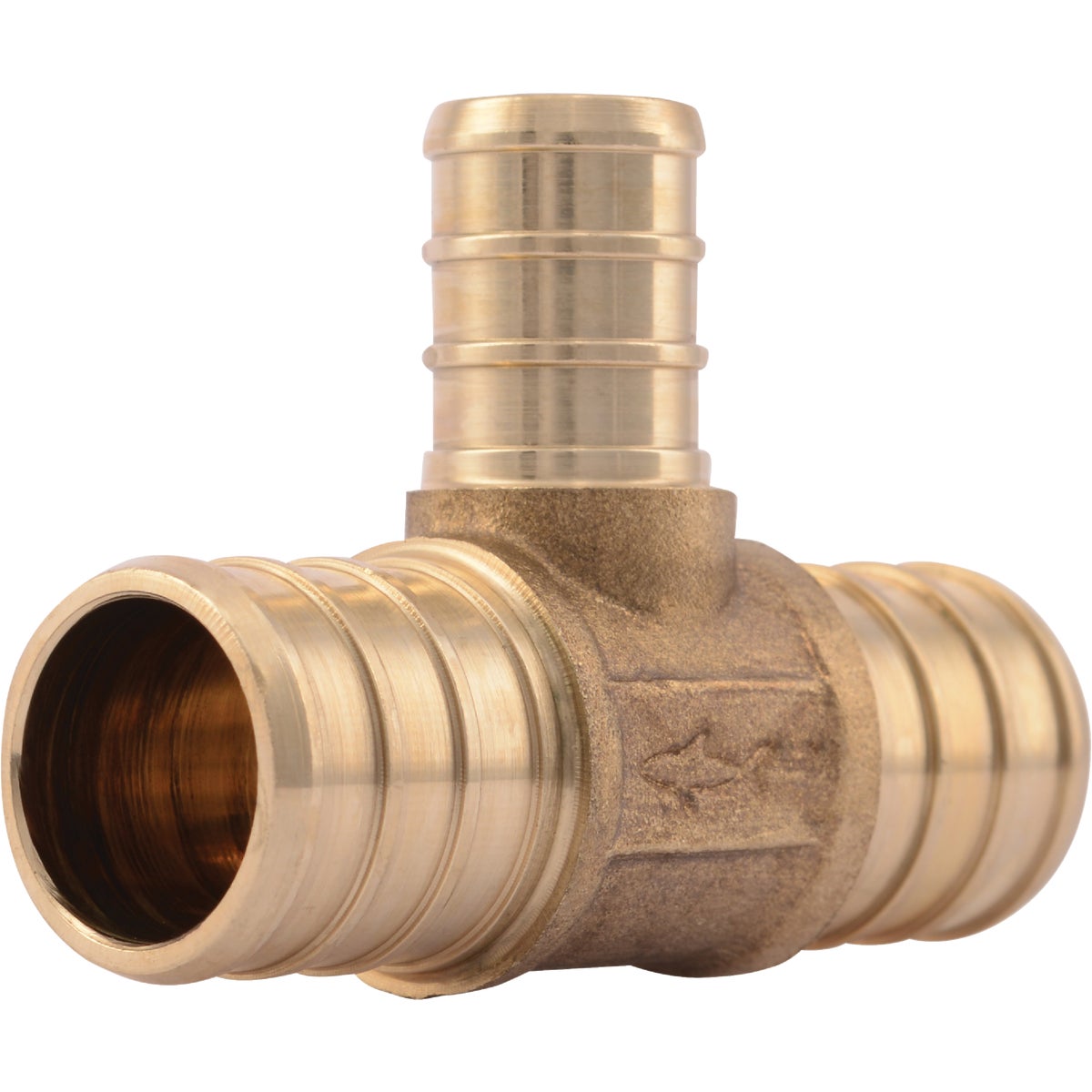 SharkBite Brass Barb Reducing PEX Tee 419575