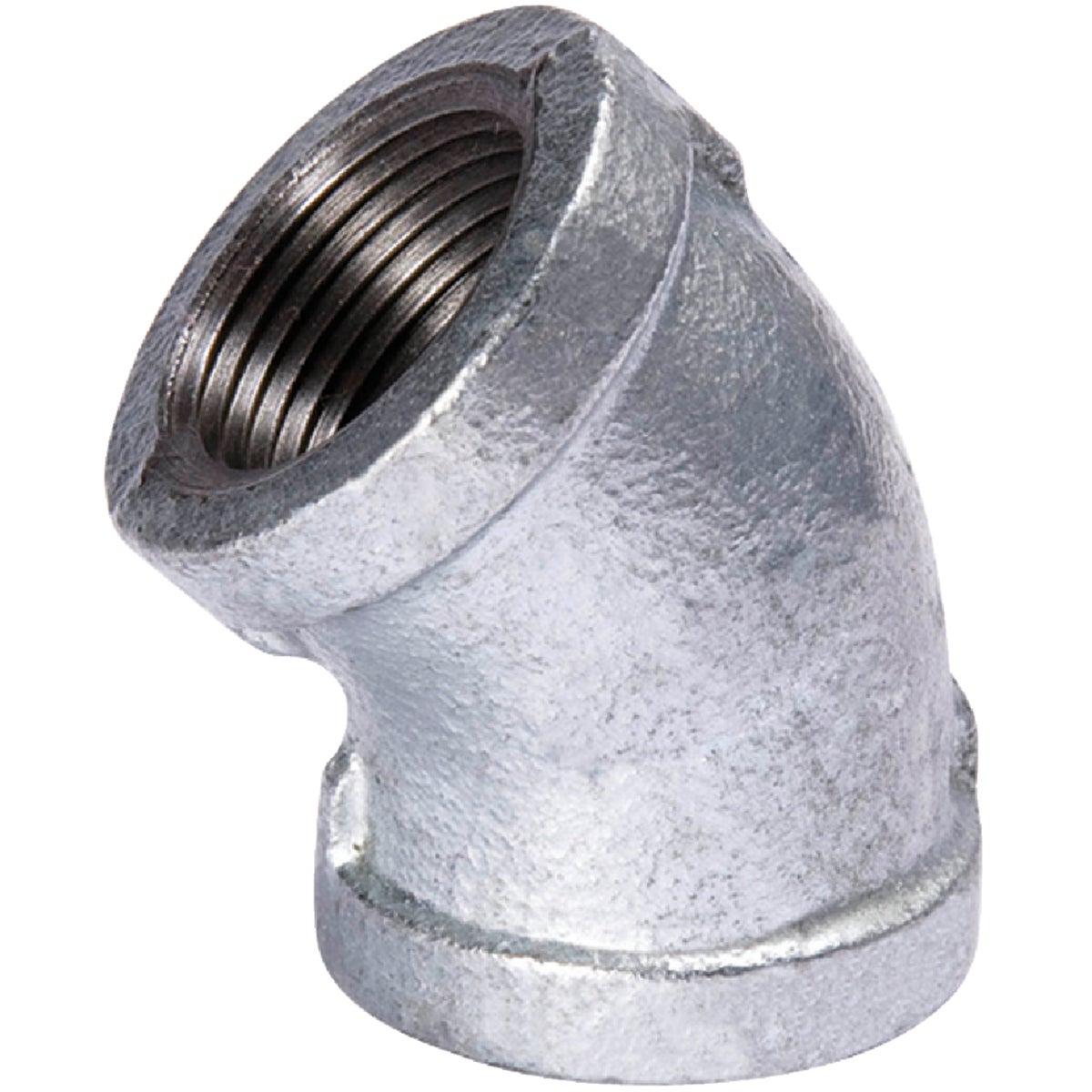 3/8" 45D GALV ELBOW