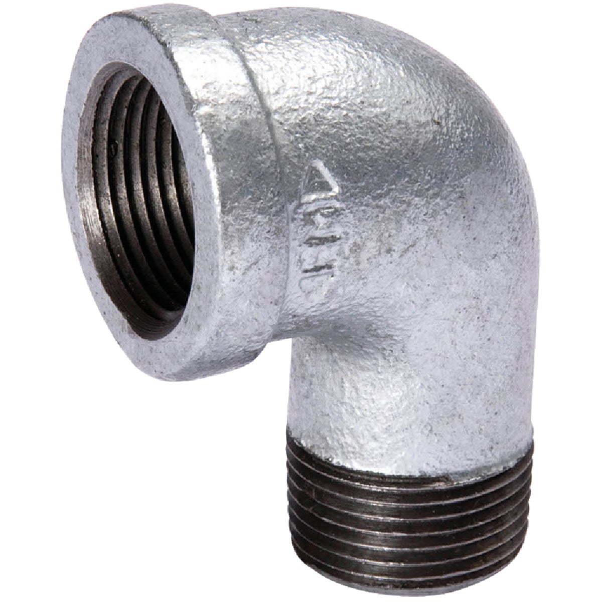 1-1/4"90D GALV STR ELBOW