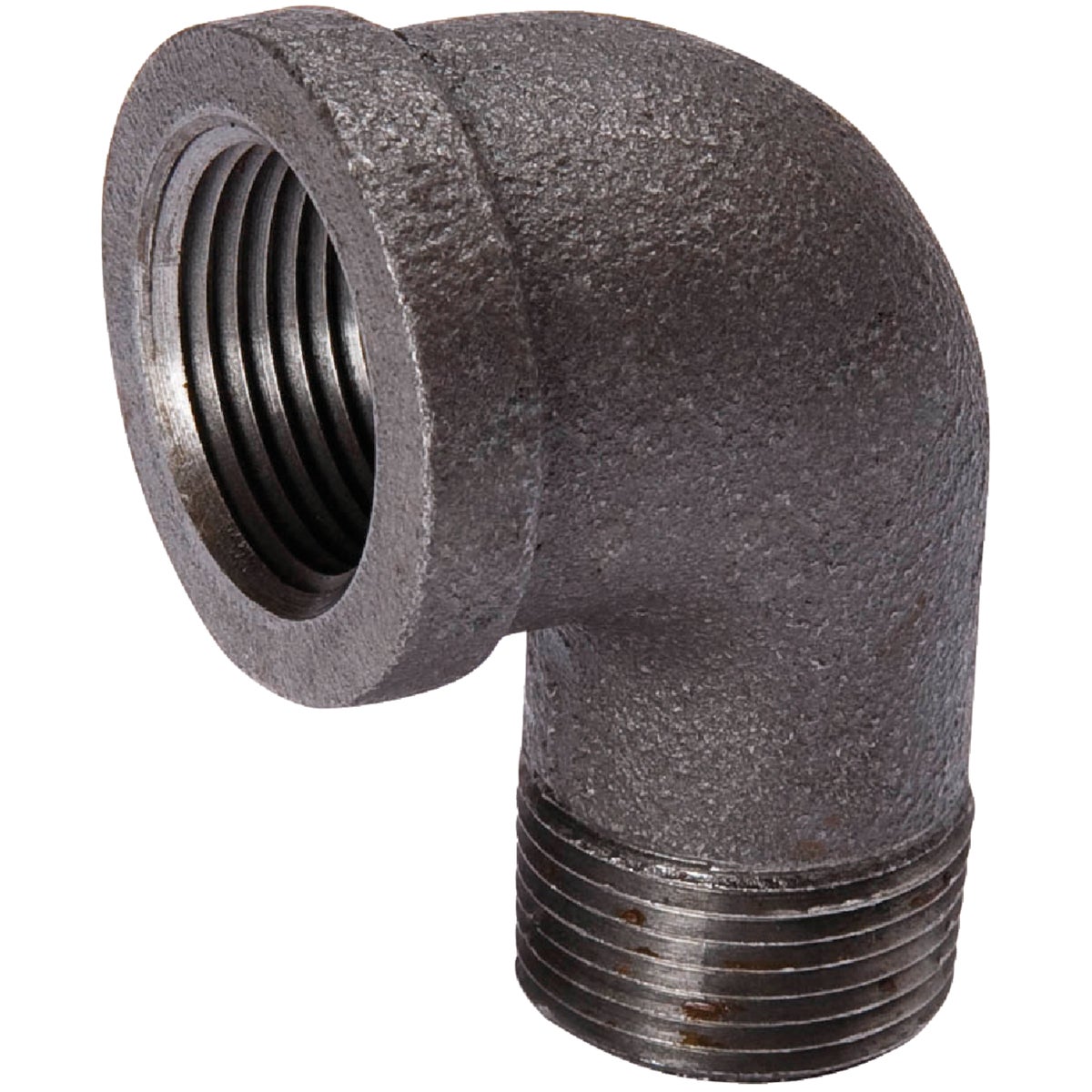 1-1/4" 90D BLK STR ELBOW