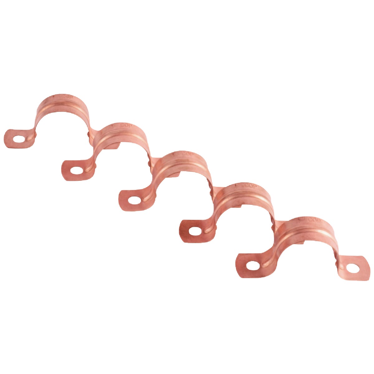 5PK 1" COPPER PIPE STRAP