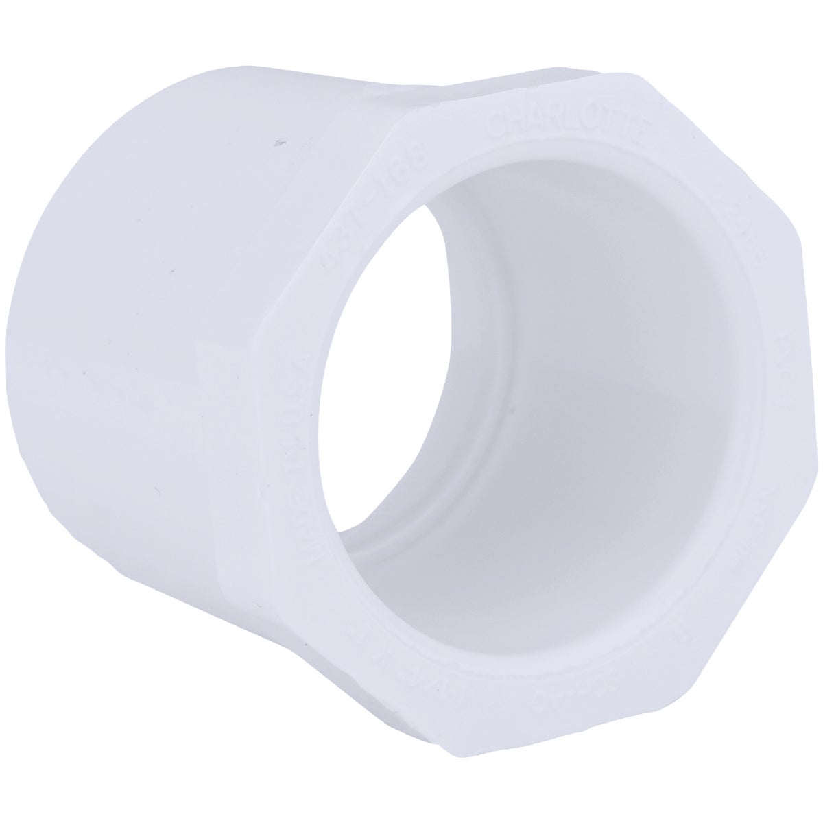 Charlotte Pipe 1-1/4 In. SPG x 1 In. Slip Schedule 40 PVC Bushing 427568