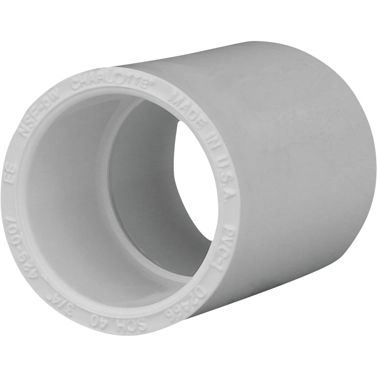 Charlotte Pipe 3/4 In. Sch. 40 PVC Coupling 427871