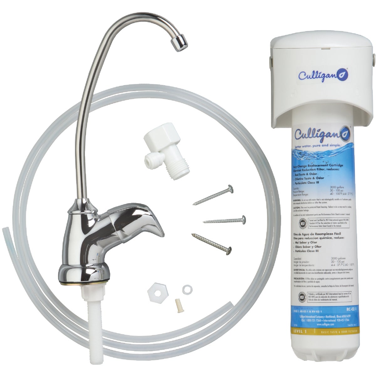 Culligan Easy-Change Under Sink Drinking Water System Level 1 Filter 428184