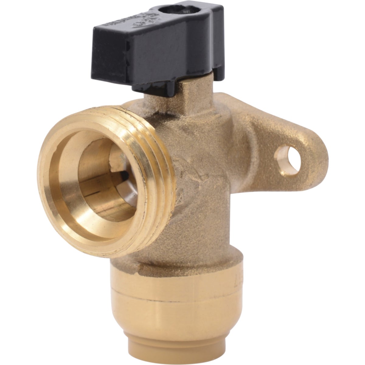SharkBite 1/2 in. x 3/4 in. MHT Push-to-Connect Angle Washing Machine Valve 430280