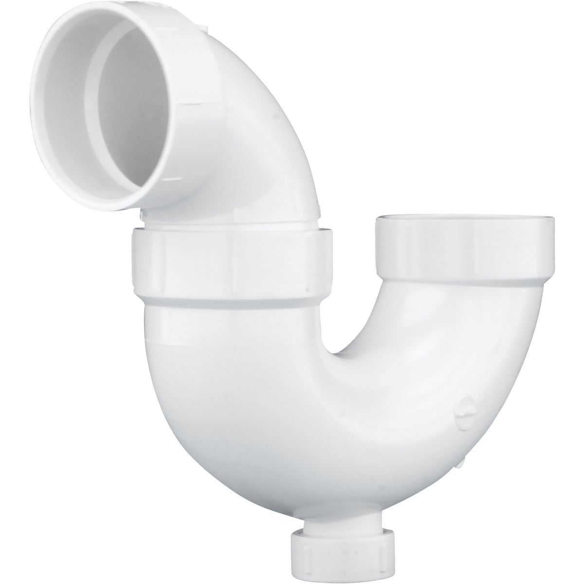 1-1/2 Inch White Pvc P-trap With Cleanout - Model Pvc 00707x 0600ha