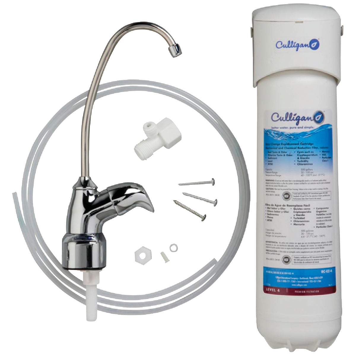 Us-ez-4 Easy-change Under Sink Drinking Water Filter System