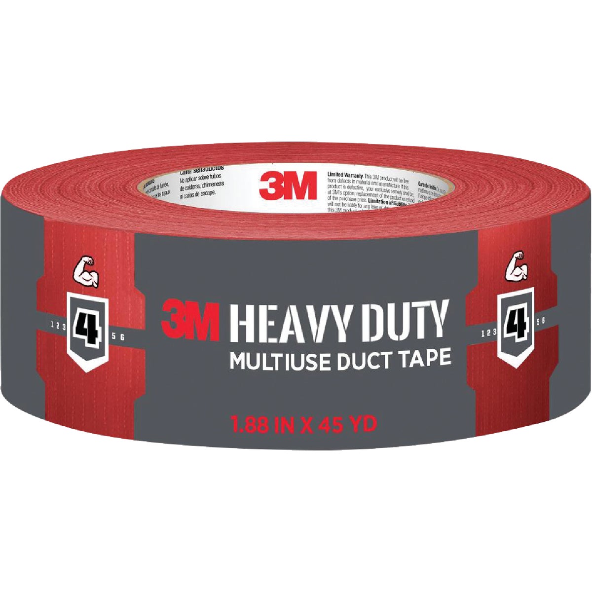 1.88"X55YD RED DUCT TAPE