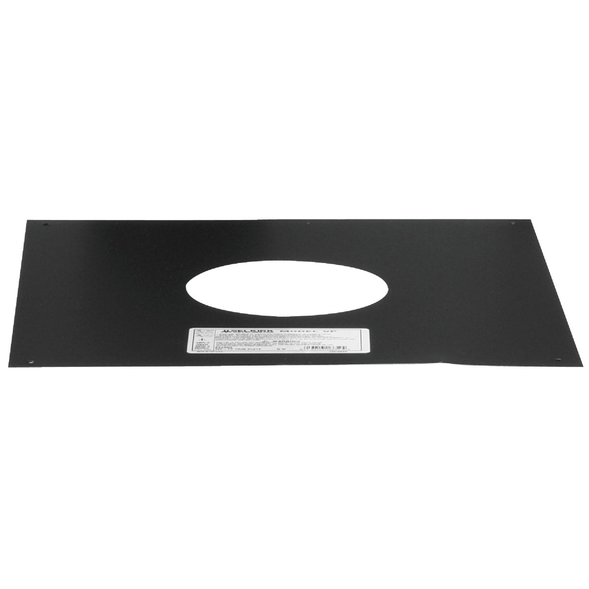 BLK PELLET TRIM PLATE