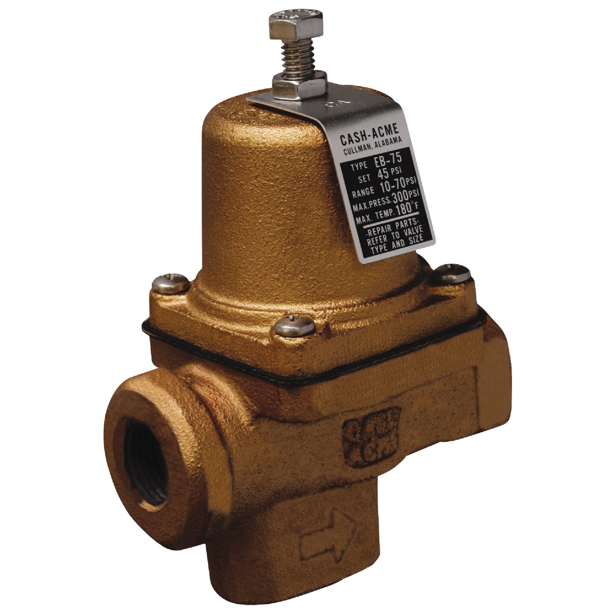Cash Acme 3/4 In. Iron Pressure Regulator 448670