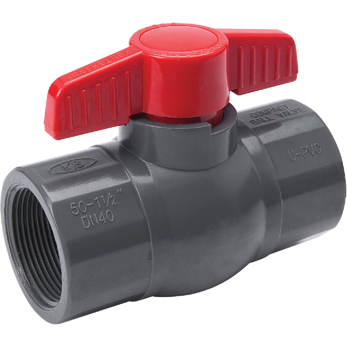 1-1/2" S80 IPS BALLVALVE