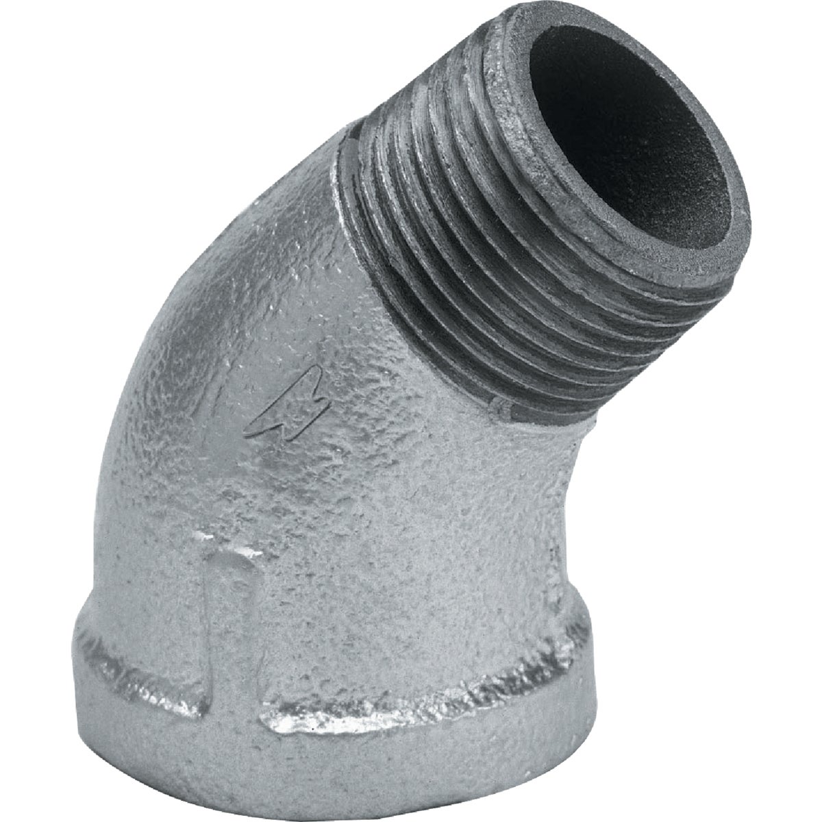 1/8" 45D GALV ST ELBOW