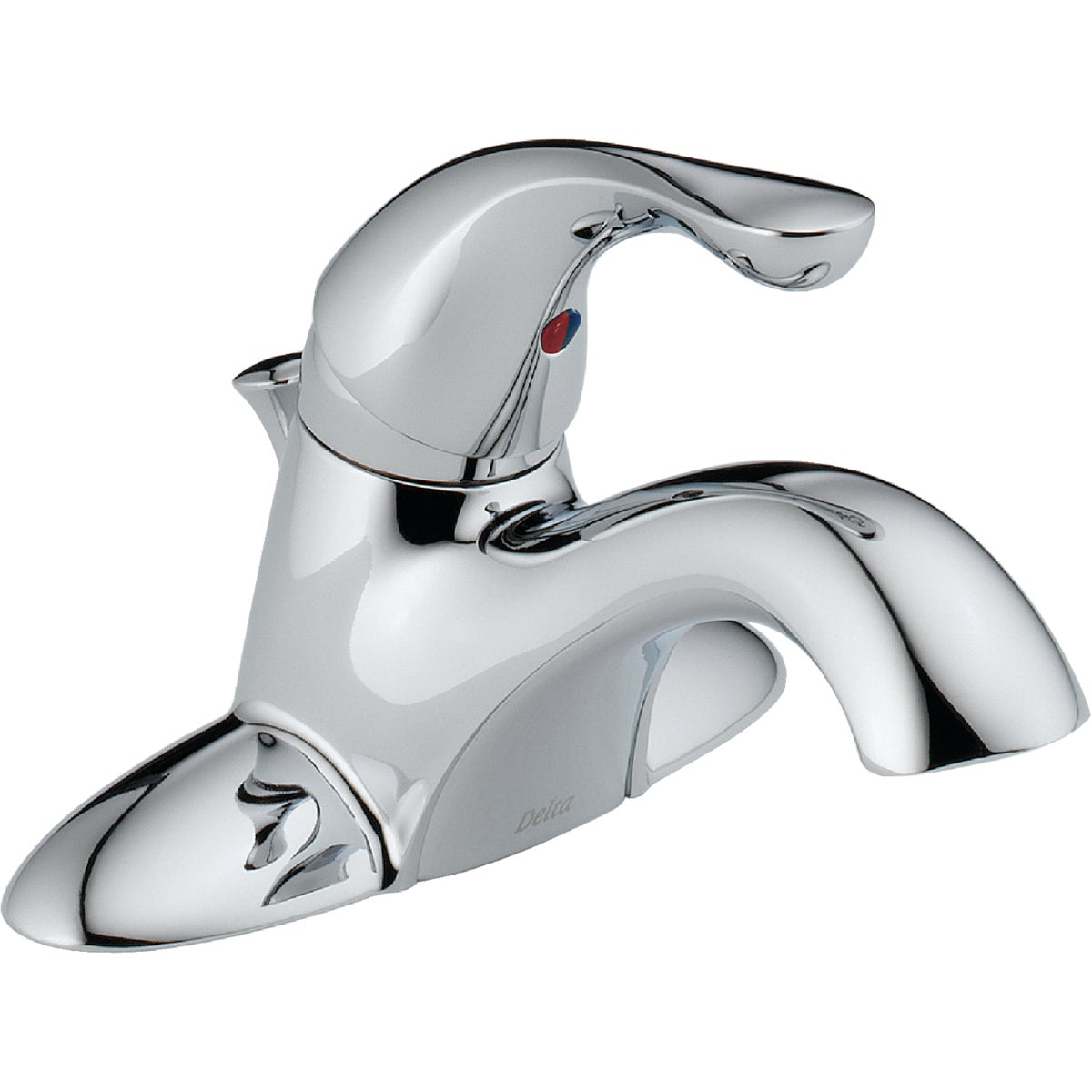 Delta Classic 1-Handle 4 In. Centerset Bathroom Faucet With Pop-Up 460254