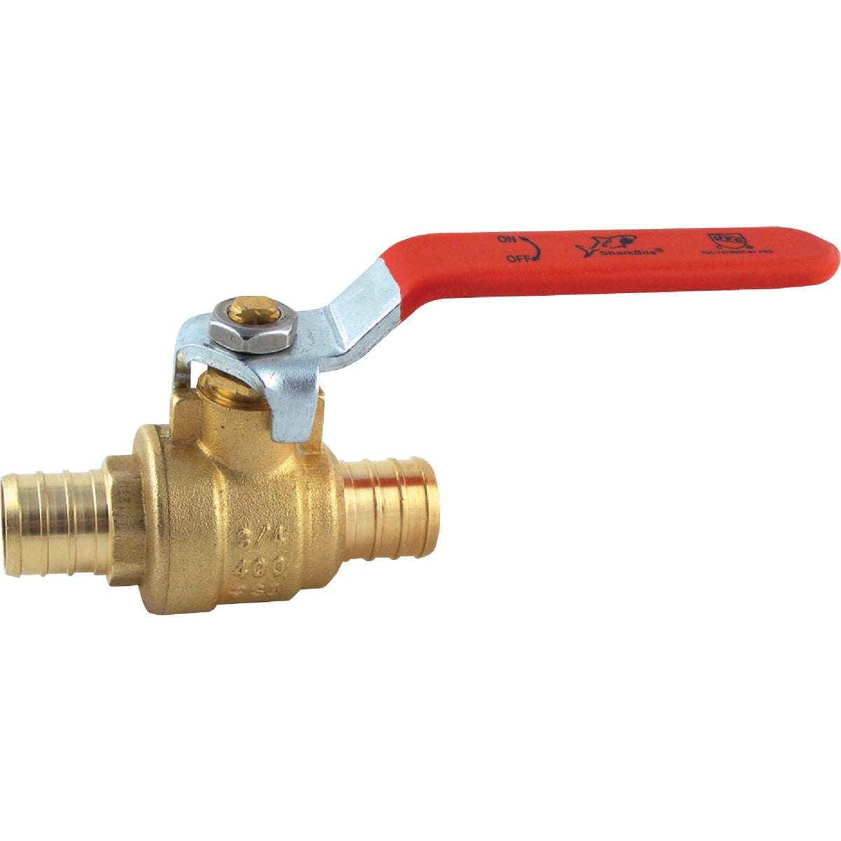 SharkBite Brass Full Port Barb Ball Valve 461672