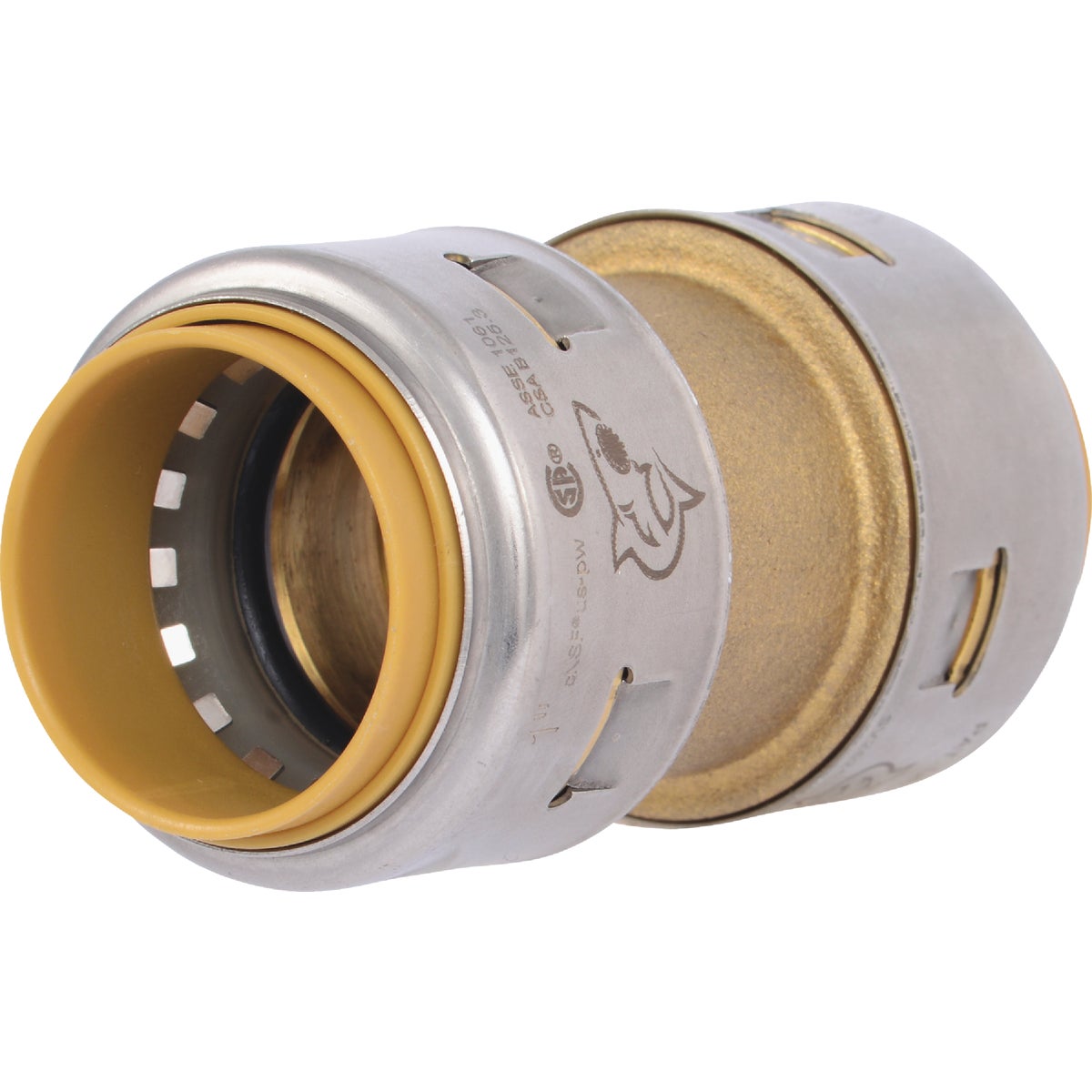 SharkBite Push-to-Connect Straight Brass Coupling 461768