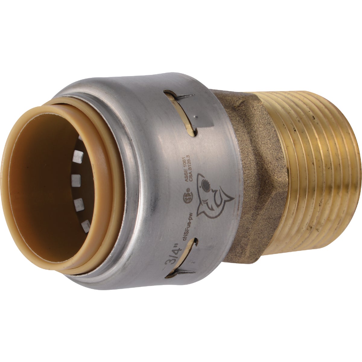 SharkBite Push-to-Connect Brass Male Adapter 461823