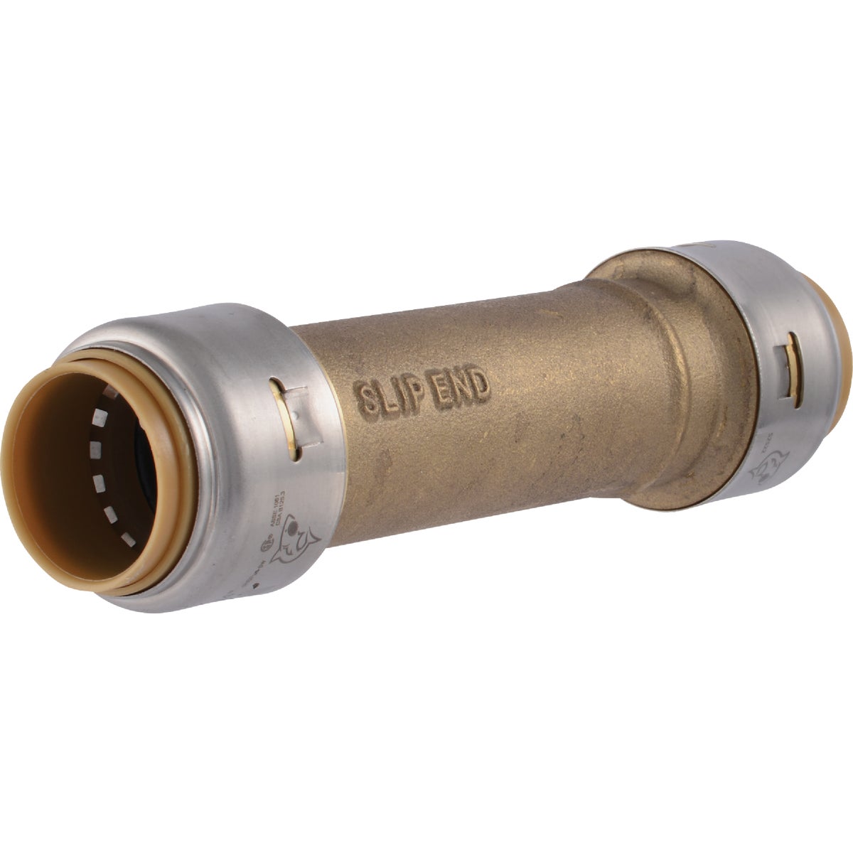 SharkBite Push-to-Connect Repair Coupling For Copper Pipe 461896
