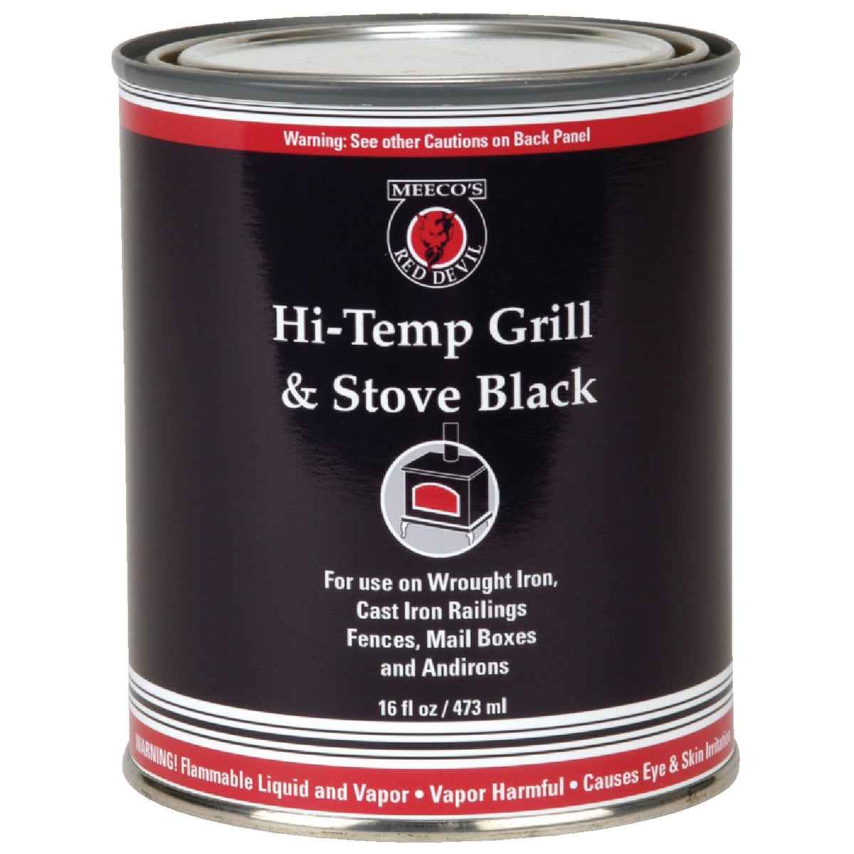 16OZ BLACK STOVE PAINT