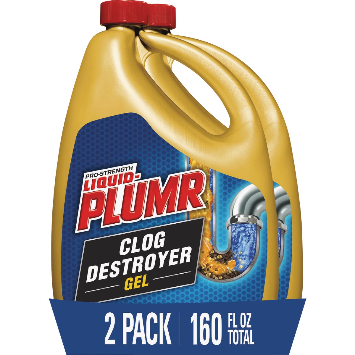 2PK 80OZ DRAIN CLEANER