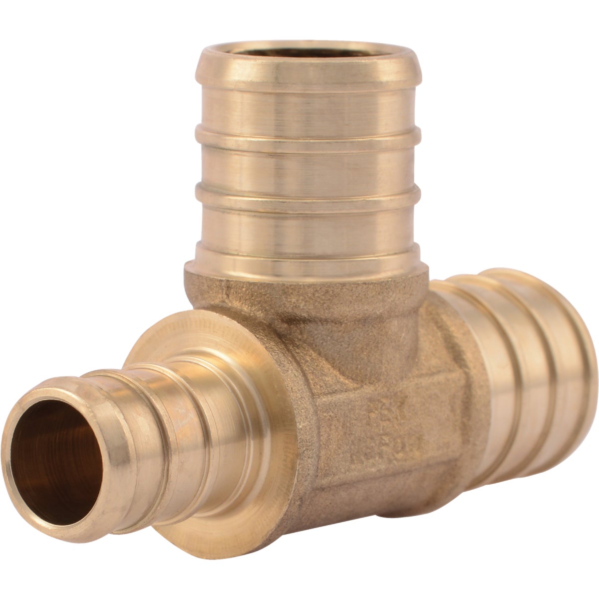 SharkBite Brass Barb Reducing PEX Tee 466702