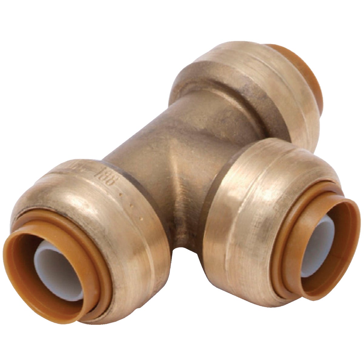 SharkBite Brass Push-to-Connect Tee 467186