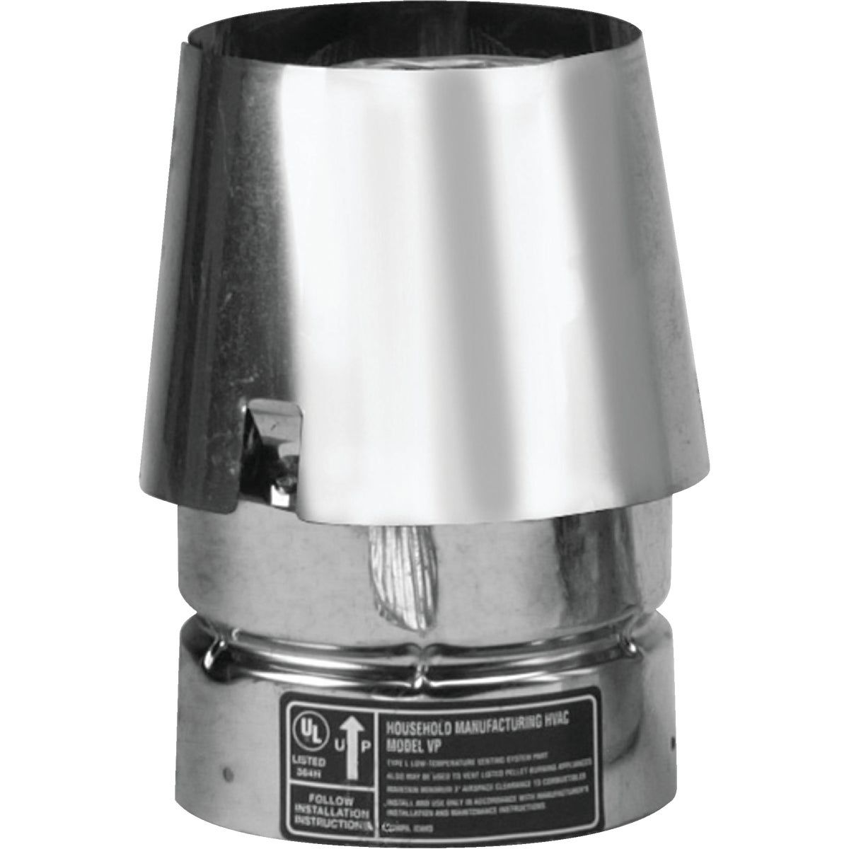 3" PELLET PIPE EXIT CAP