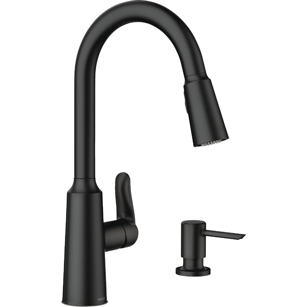 1H BLK KITCHEN FAUCET