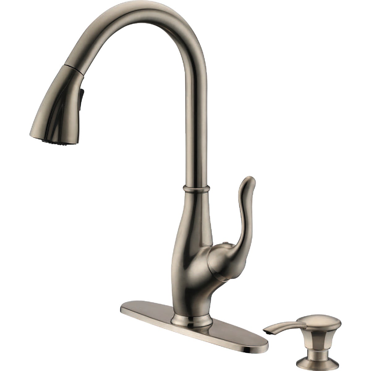 1H BN PULL-DOWN FAUCET