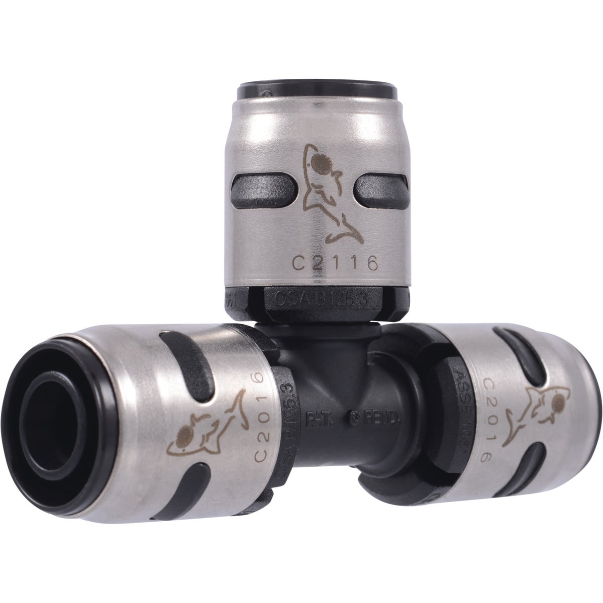 SharkBite EvoPex Push-to-Connect Plastic Tee 471372