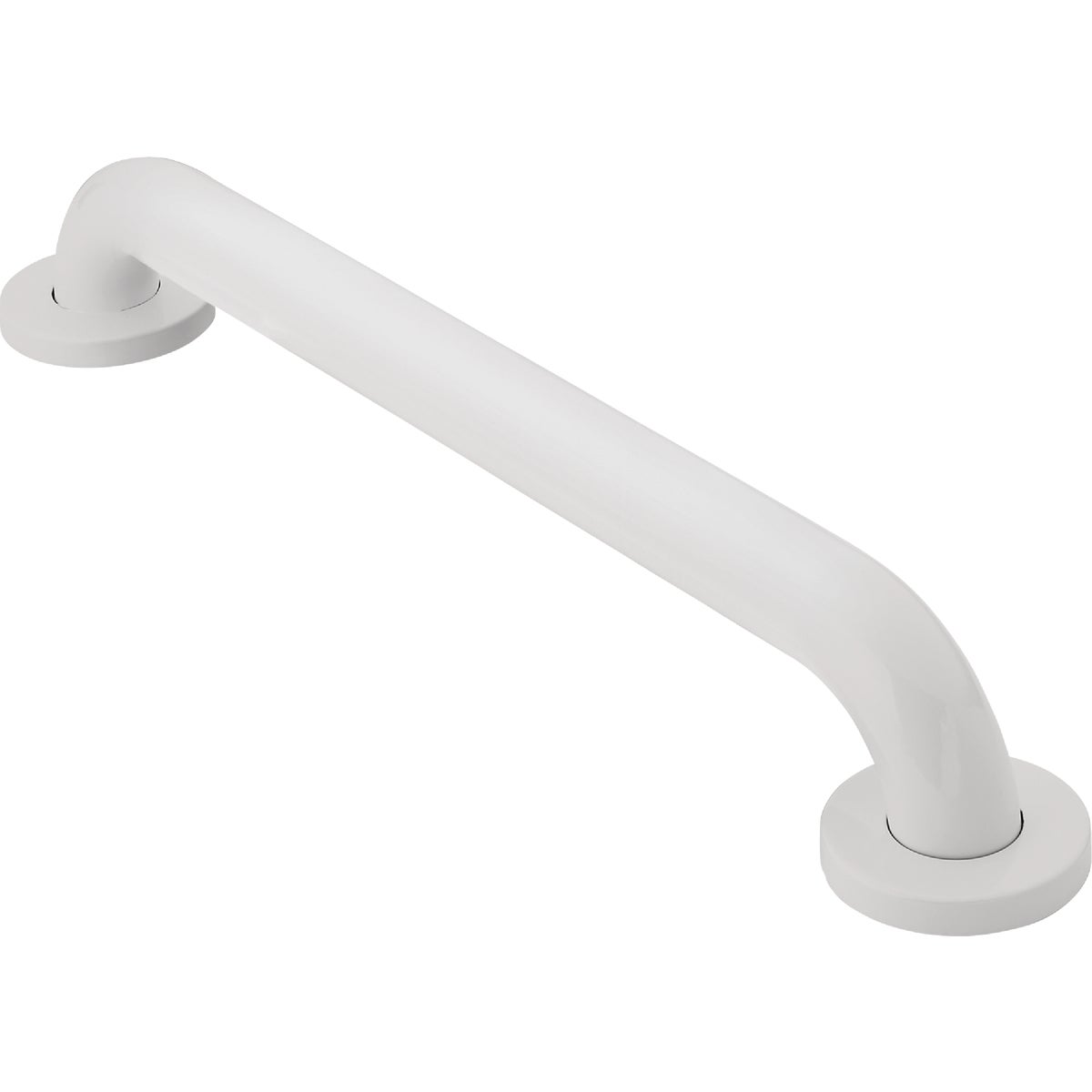 Moen Home Care 18 In. x 1-1/2 In. Concealed Screw Glacier Grab Bar, White 474584