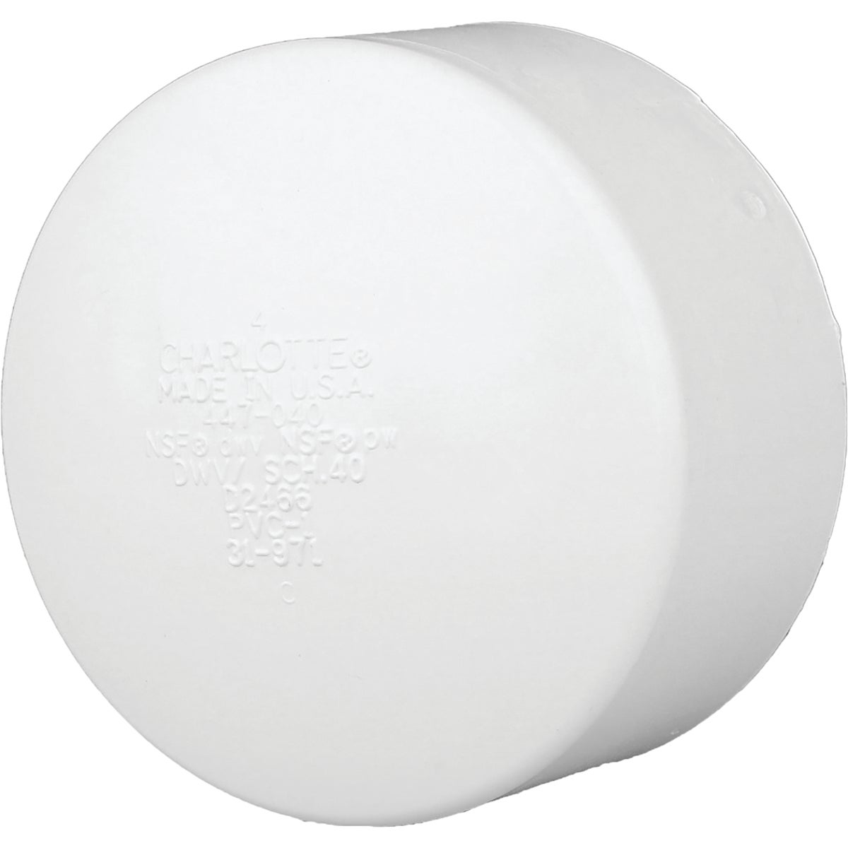 6" PVC-DWV CAP