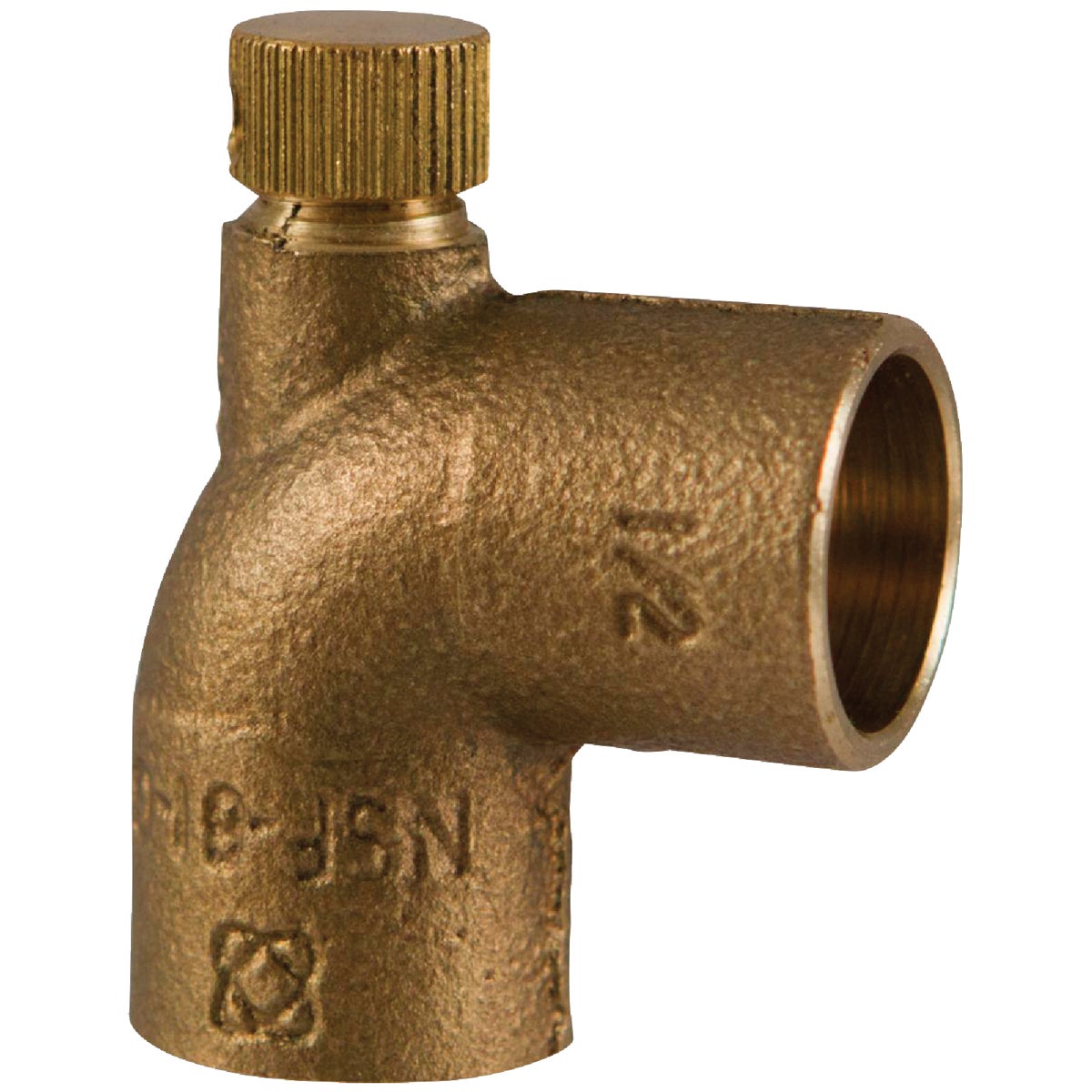 1/2" 90D W/DRAIN ELBOW