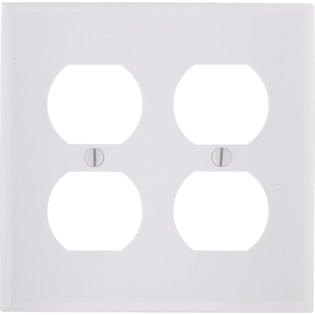 WHT 4-OUTLET WALL PLATE
