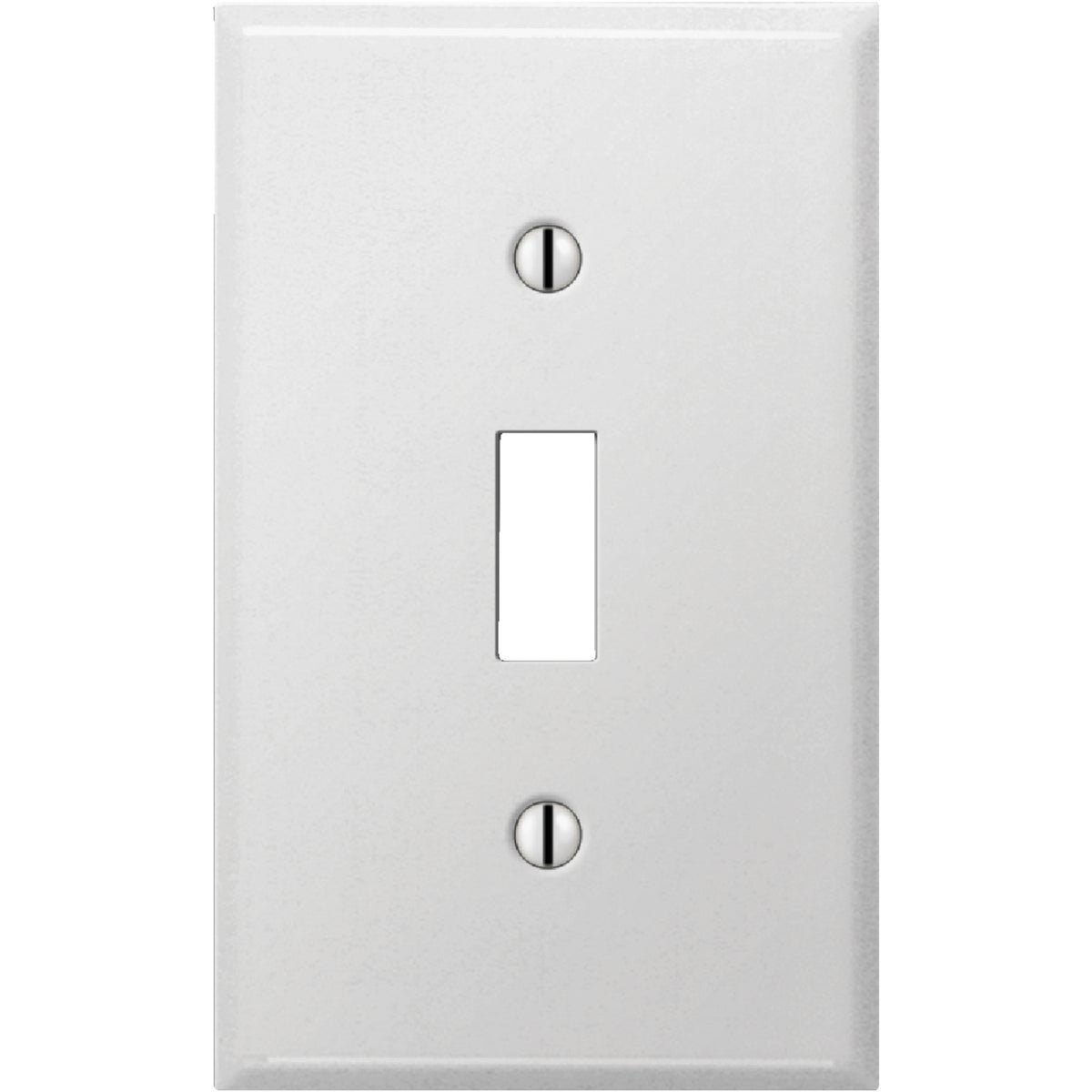 WHT 1 TOGGLE WALL PLATE