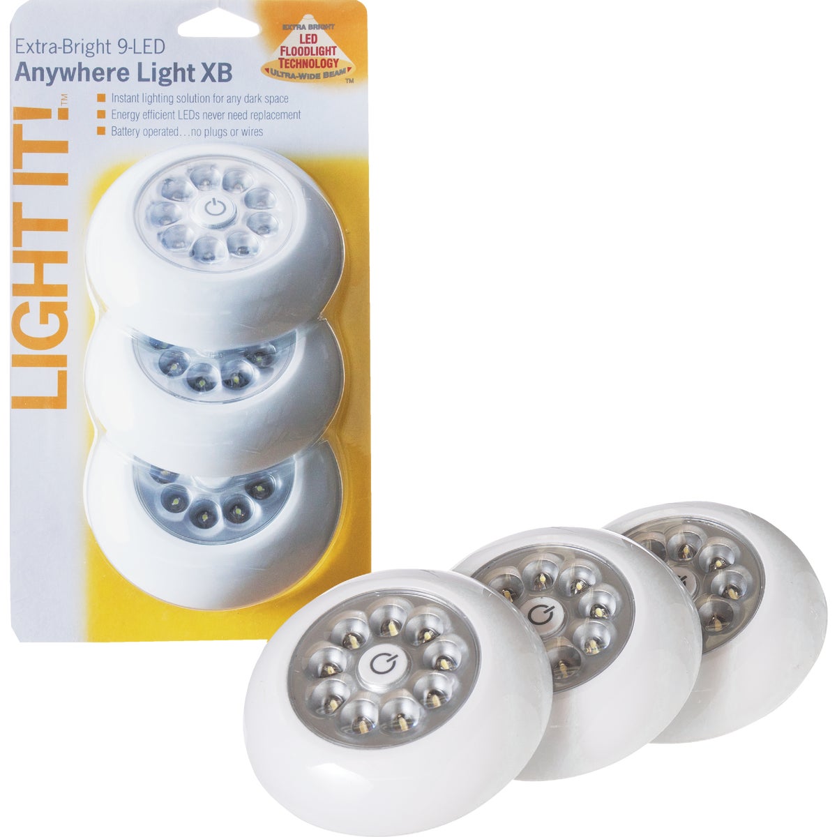Light It Anywhere LED Battery Tap Light 500478