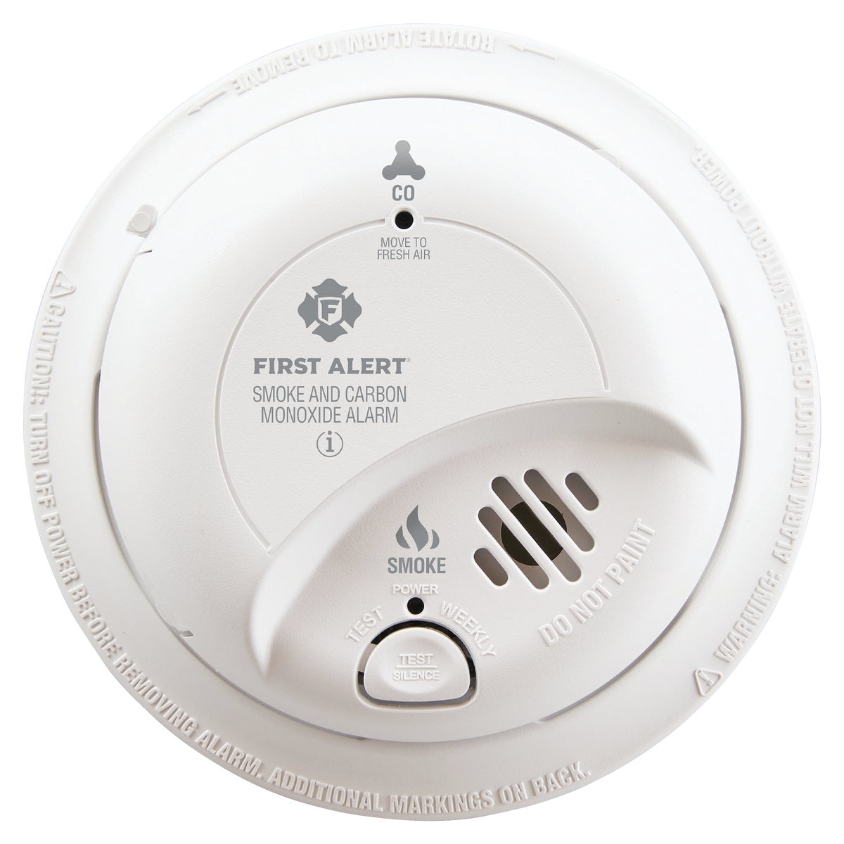 First Alert Hardwired 120V Ionization Carbon Monoxide and Smoke Alarm 500979