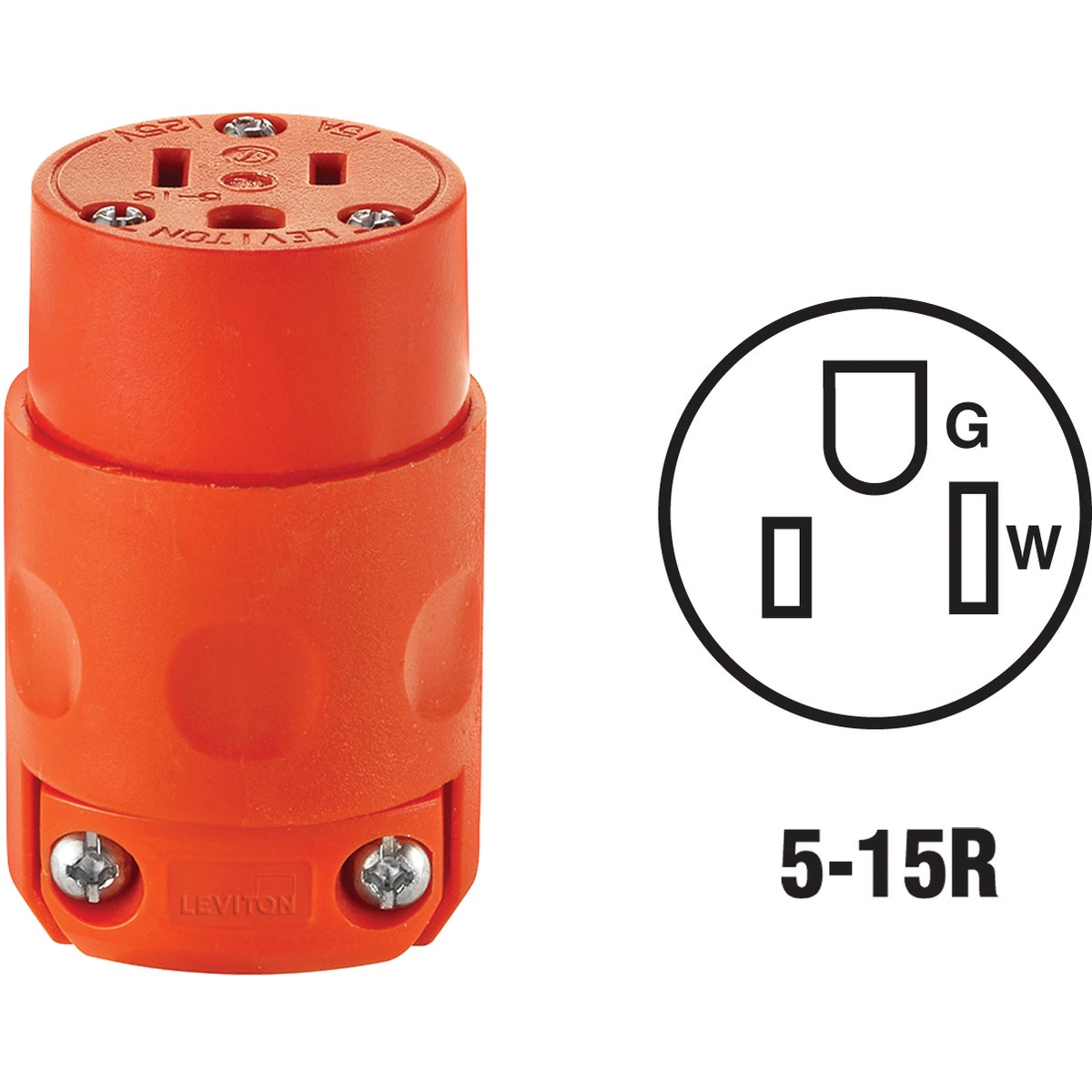15A ORANGE GRD CONNECTOR
