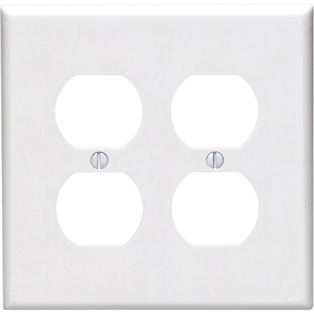 WHT 4-OUTLET WALL PLATE