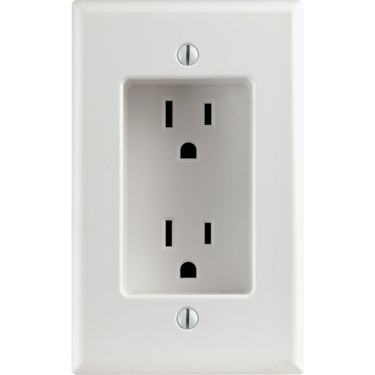 15A WHT REC DUP OUTLET