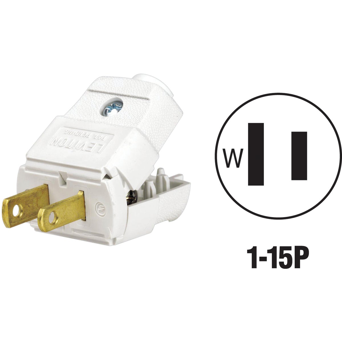 WHT CORD PLUG