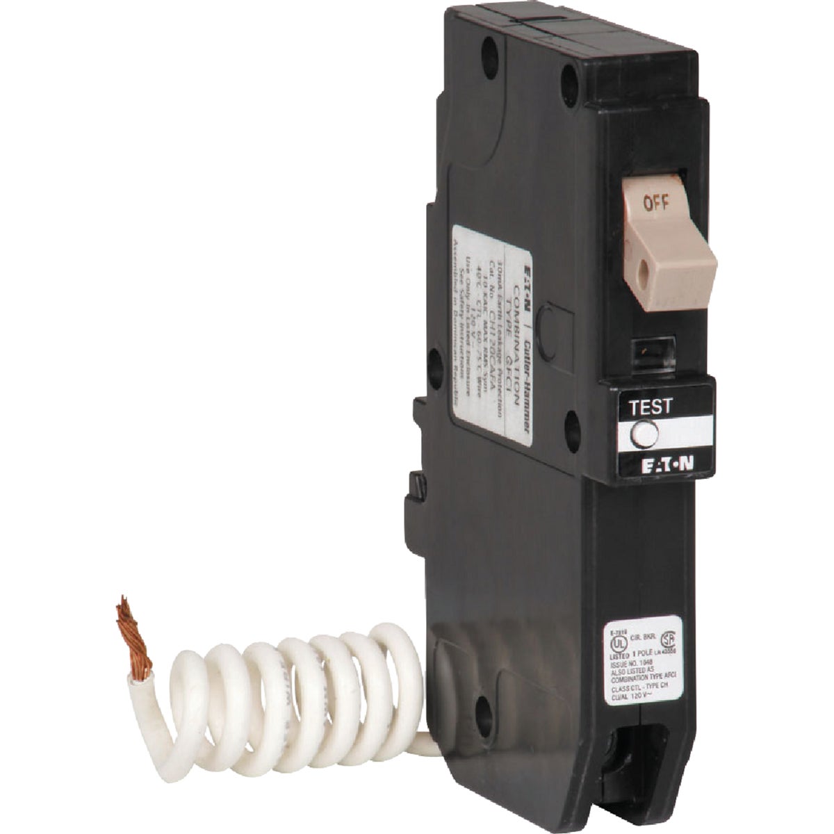 20A GFI SLF TEST BREAKER