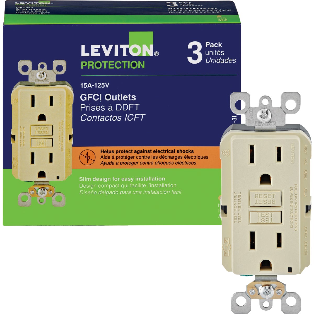 3PK 15A IV SLFTST OUTLET