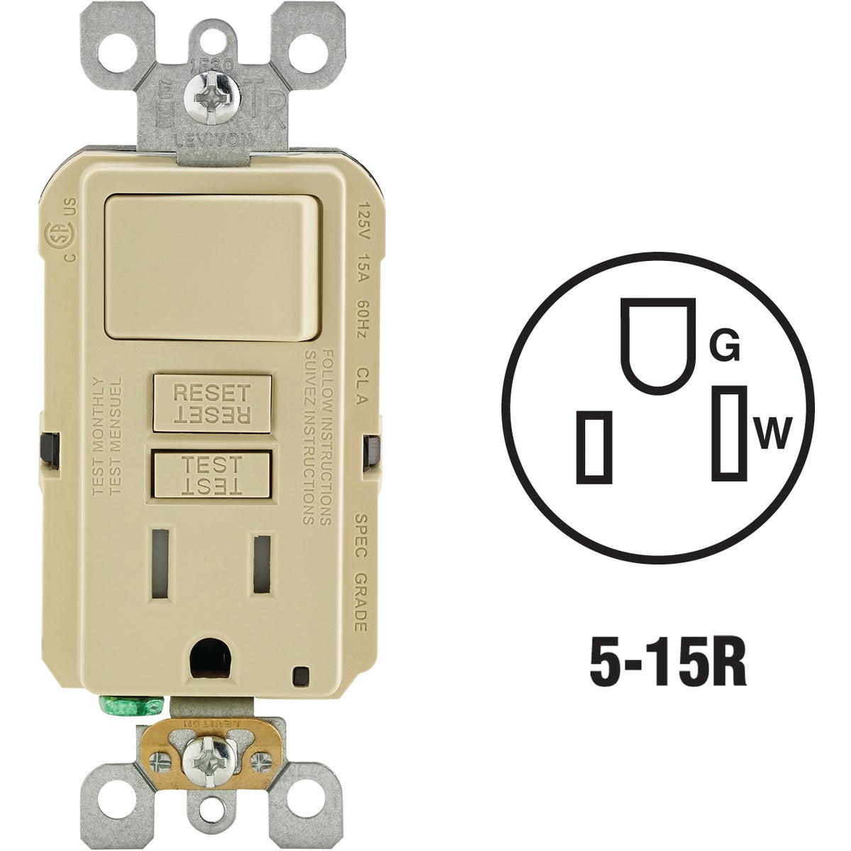 IV TAMPER GFCI SWITCH