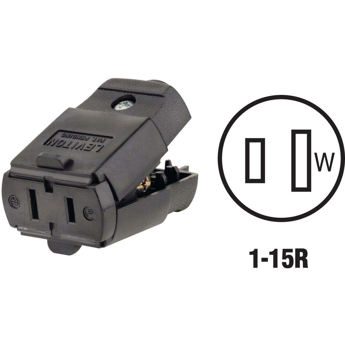 BLK 15A CONNECTOR