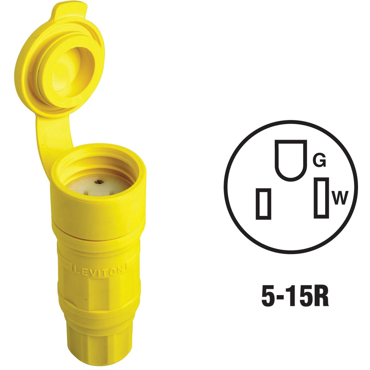 YEL 15A WETGRD CONNECTOR