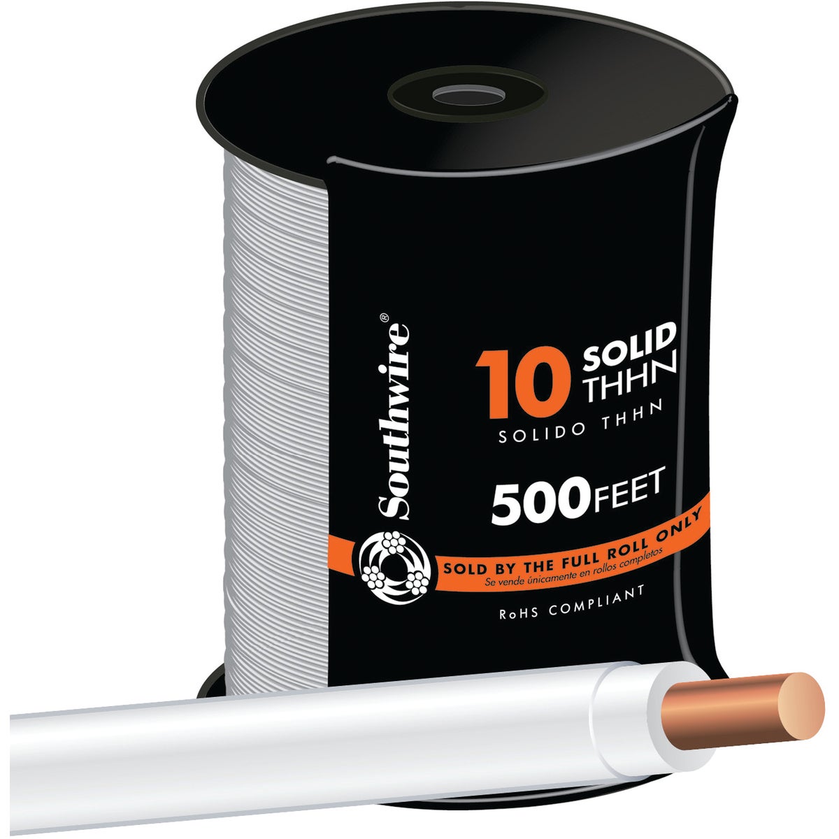 500 10SOL WHT THHN WIRE
