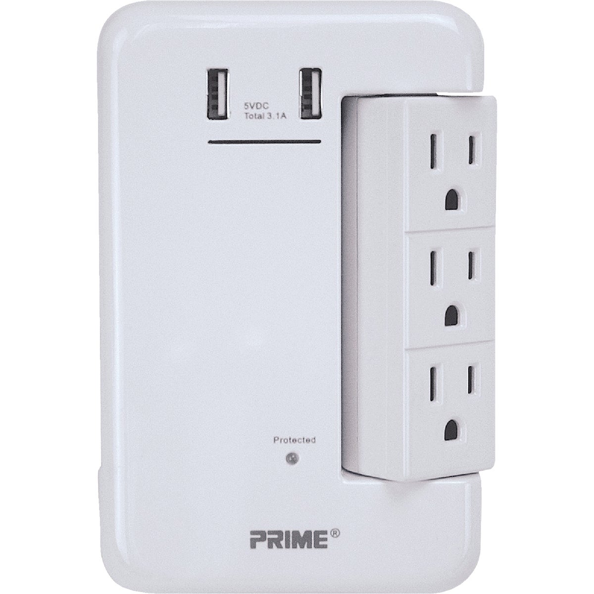 6 OUTLET SURGE TAP W/USB