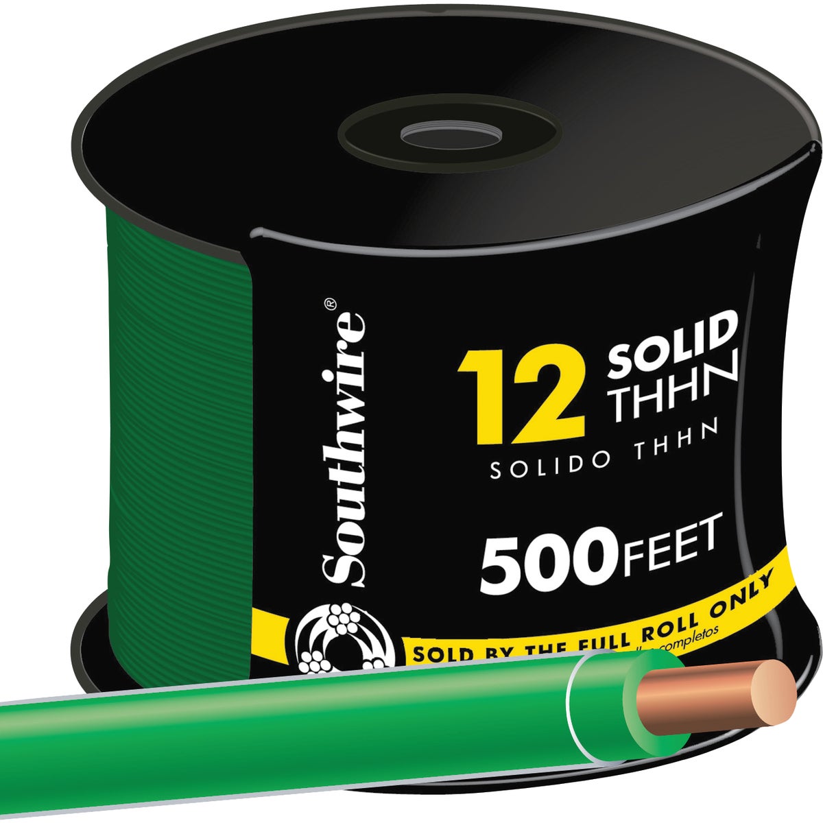 500 12SOL GRN THHN WIRE